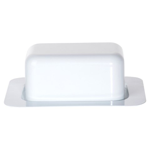 MASELNICZKA STALOWA MASELNICA BIAŁA POJEMNIK NA MASŁO VILDE 259629