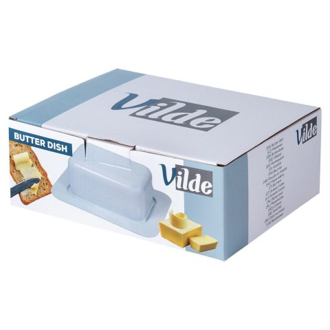 MASELNICZKA STALOWA MASELNICA BIAŁA POJEMNIK NA MASŁO VILDE 259629