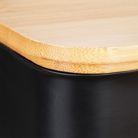 MASELNICZKA STALOWA MASELNICA CZARNA POJEMNIK NA MASŁO VILDE 259631