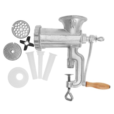 MASZYNKA ŻELIWNA DO MIELENIA MIĘSA #10 + AKCESORIA KiNGHOFF KH-1428
