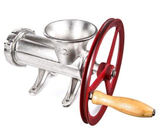 MASZYNKA ŻELIWNA DO MIELENIA MIĘSA #22 z KOŁEM KiNGHOFF KH-1430