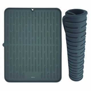 MATA DO SUSZENIA NACZYŃ SILIKONOWA 42X33CM SZARA KINGHOFF KH-1904