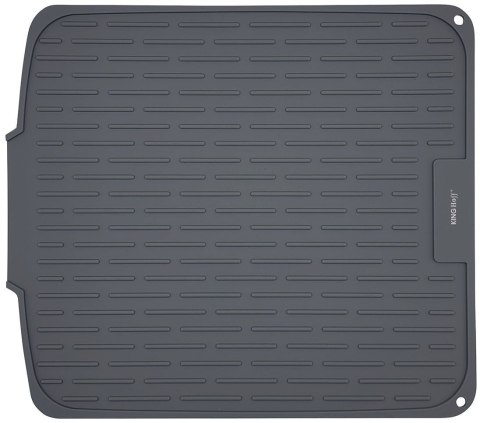 MATA DO SUSZENIA NACZYŃ SILIKONOWA 46X40CM SZARA KINGHOFF KH-1905