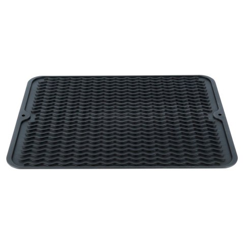 Mata do suszenia naczyń silikonowa czarna 40x30cm VILDE 229105