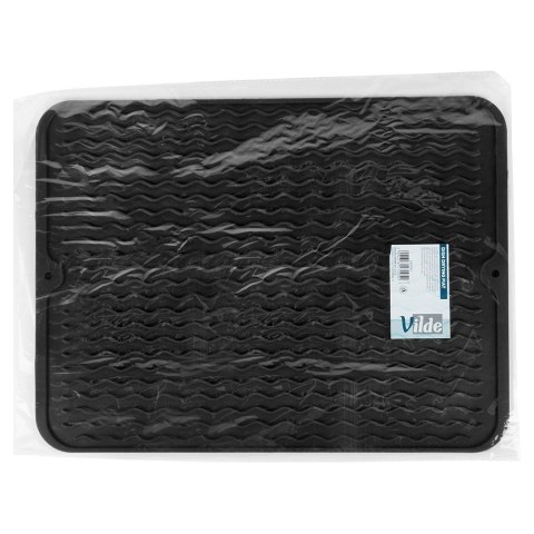 Mata do suszenia naczyń silikonowa czarna 40x30cm VILDE 229105