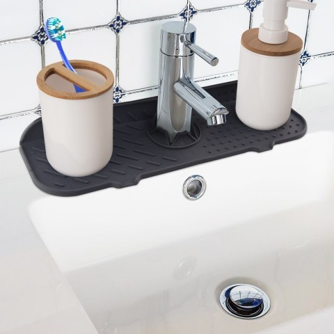 Mata na zlew do zlewu do suszenia naczyń silikonowa 36x14cm ORION 540118