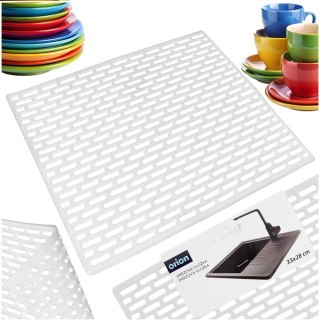 Mata ochronna do zlewu gumowa antypoślizgowa biała 33x28cm ORION 150917