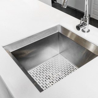 Mata ochronna do zlewu gumowa antypoślizgowa biała 33x28cm ORION 150917