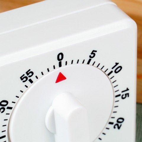 MINUTNIK KUCHENNY MECHANICZNY RĘCZNY TIMER 0-60MIN BIAŁY ORION 130739