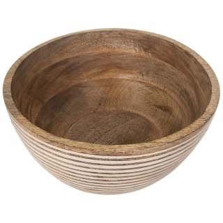 MISKA DREWNIANA DO SERWOWANIA PRZEKĄSEK CHIPSÓW KOSZYK NA OWOCE MANGO 25CM 3L ORION 120286