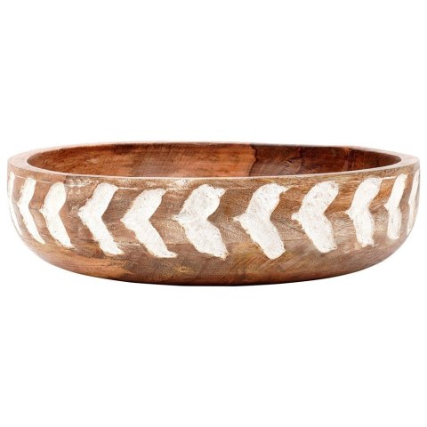 MISKA DREWNIANA DO SERWOWANIA PRZEKĄSEK SAŁATEK NA OWOCE 24CM 1.3L VILDE 259689