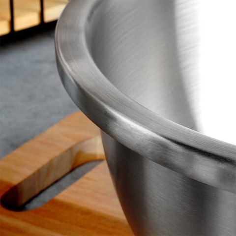 MISKA KUCHENNA DO MIKSOWANIA METALOWA STALOWA ACER 28CM 4.3L NAVA 10-261-003