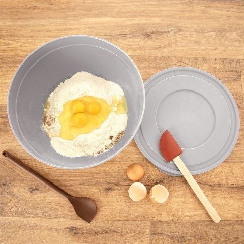 MISKA KUCHENNA DO WYRASTANIA CIASTA Z POKRYWKĄ 25CM 4L MISA ORION 126185