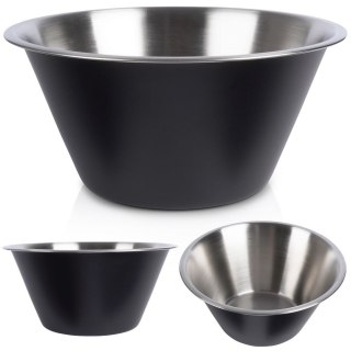 MISKA KUCHENNA METALOWA STALOWA CZARNA 22CM 2L VILDE 259646