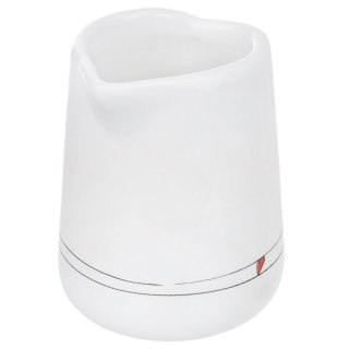 MLECZNIK CERAMICZNY BIAŁY DZBANUSZEK DZBANEK NA MLEKO SOSJERKA SERCE 120ML ORION 155301