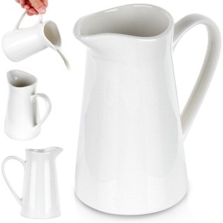 MLECZNIK PORCELANOWY DZBANEK DZBANUSZEK NA MLEKO BIAŁY 200ML VILDE 153536