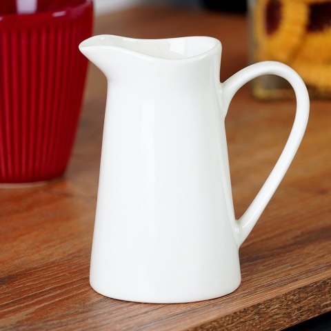 MLECZNIK PORCELANOWY DZBANEK DZBANUSZEK NA MLEKO BIAŁY 200ML VILDE 153536