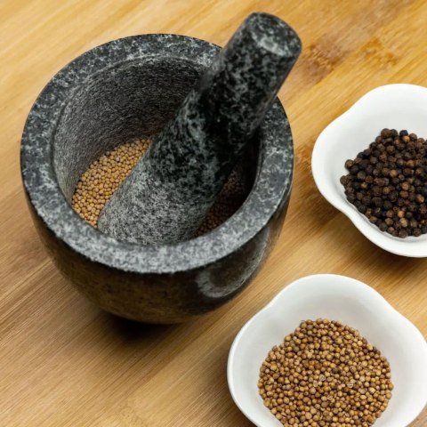 MOŹDZIERZ GRANITOWY Ø12x12cm KINGHOFF KH-1680