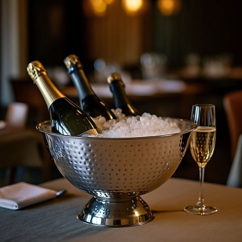 Misa do lodu ?40cm, stal nierdzewna, KINGHOFF KH-1850