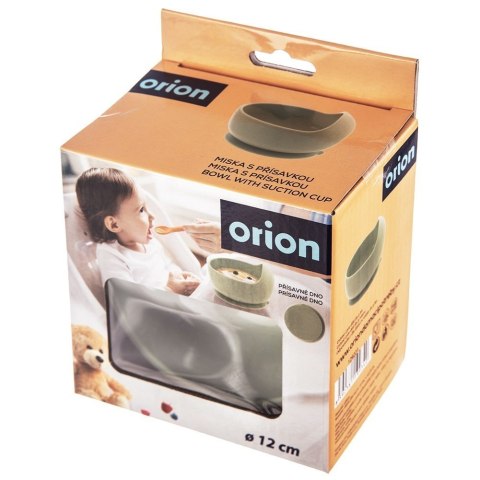 Miseczka dla dziecka dzieci silikonowa z przyssawką zielona 360ml ORION 129221