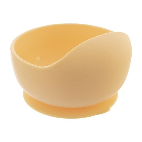 Miseczka dla dziecka dzieci silikonowa z przyssawką żółta 360ml ORION 129222