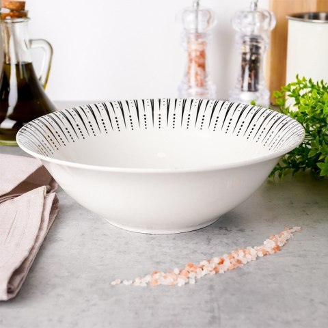 Miska sałatkowa do sałatki surówki porcelanowa IRIS 23cm 1.4L NAVA 10-099-314