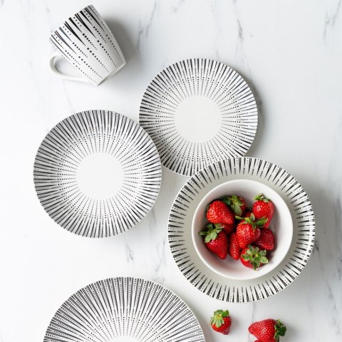 Miska sałatkowa do sałatki surówki porcelanowa IRIS 23cm 1.4L NAVA 10-099-314