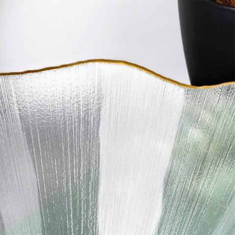 Miska sałatkowa do sałatki szklana złota 21cm 1.2L VILDE 139716