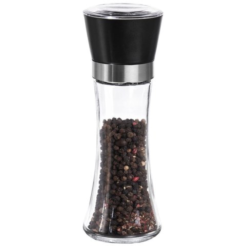 Młynek do pieprzu i soli przypraw ręczny szklany 18.5cm ORION 130195