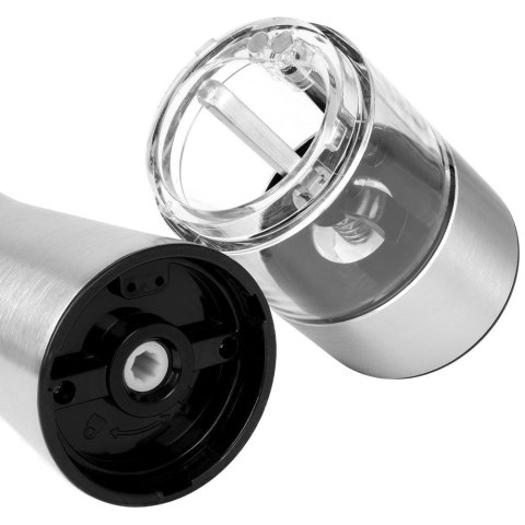 Młynek do soli i pieprzu przypraw elektryczny stalowy 21.5cm ORION 130224