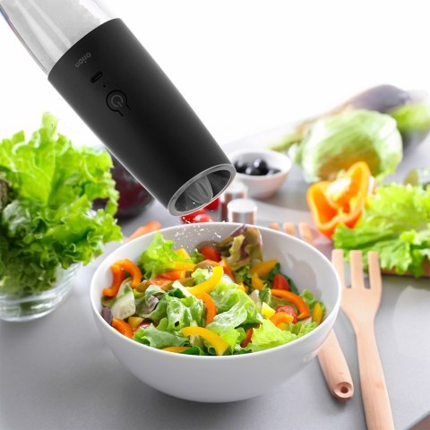 Młynek do soli i pieprzu przypraw elektryczny z ładowarką 20cm ORION 130234