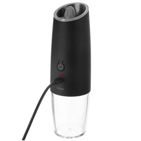 Młynek do soli i pieprzu przypraw elektryczny z ładowarką 20cm ORION 130234