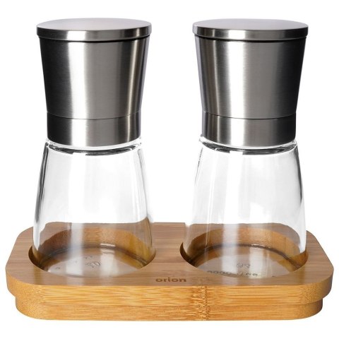 Młynki do pieprzu i soli młynek ręczny na stojaku 2x 170ml ORION 130228