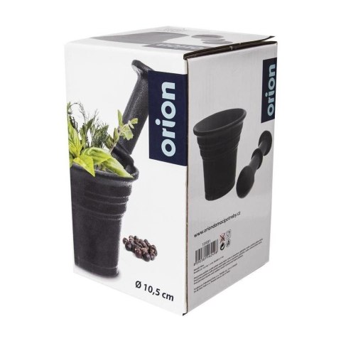 Moździerz kuchenny do przypraw ziół leków żeliwny czarny LITINA ORION 131031