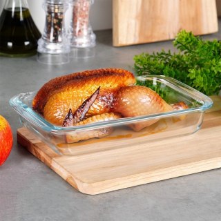 Naczynie żaroodporne szklane do piekarnika zapiekania 25.5x15x4.5cm 1L VILDE 259604