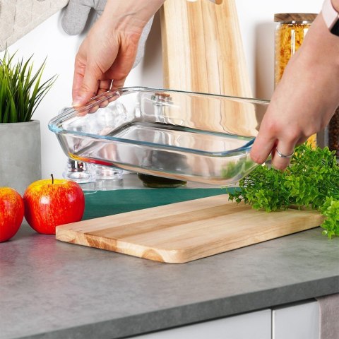 Naczynie żaroodporne szklane do piekarnika zapiekania 29.5x17.5x5cm 1.6L VILDE 259610