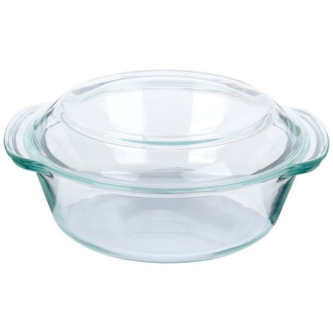Naczynie żaroodporne z pokrywką szklane do zapiekania 2L + 750ml VILDE 259602