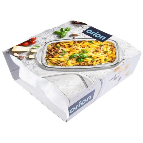 Naczynie żaroodporne z pokrywką szklane do zapiekania 32.5x19x13cm 2.9L ORION 127035