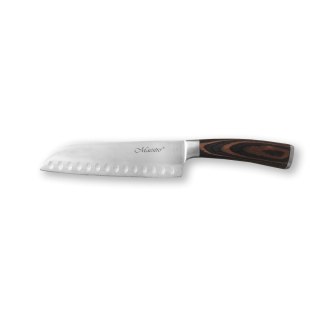 NÓŻ SANTOKU 17.5CM STALOWY POJEDYNCZY KUCHENNY MAESTRO MR-1465