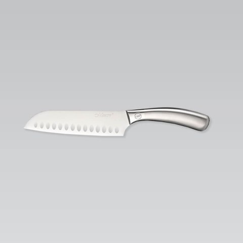 NÓŻ SANTOKU 17.5CM STALOWY POJEDYNCZY KUCHENNY MAESTRO MR-1497