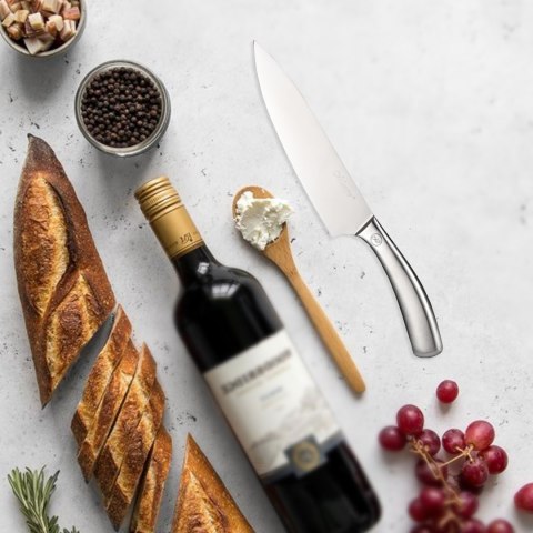 NÓŻ SZEFA KUCHNI 20CM STALOWY POJEDYNCZY KUCHENNY MAESTRO MR-1498