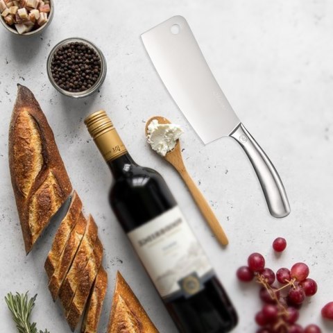 NÓŻ TASAK 16.5CM STALOWY POJEDYNCZY KUCHENNY MAESTRO MR-1499