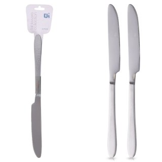 NOŻE STOŁOWE STALOWE 2 SZTUKI KOMPLET NOŻY OBIADOWYCH SZTUĆCE NÓŻ EXCELLENT HOUSEWARE 139407