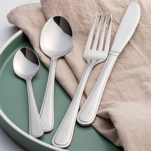 NOŻE STOŁOWE STALOWE KOMPLET NOŻY OBIADOWYCH SZTUĆCE 3-ELE NÓŻ SIREN NAVA 10-121-032