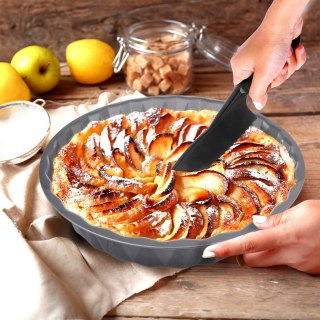 Nóż cukierniczy kuchenny do ciasta z ząbkami czarny BLACKLINE 24.5cm ORION 831179