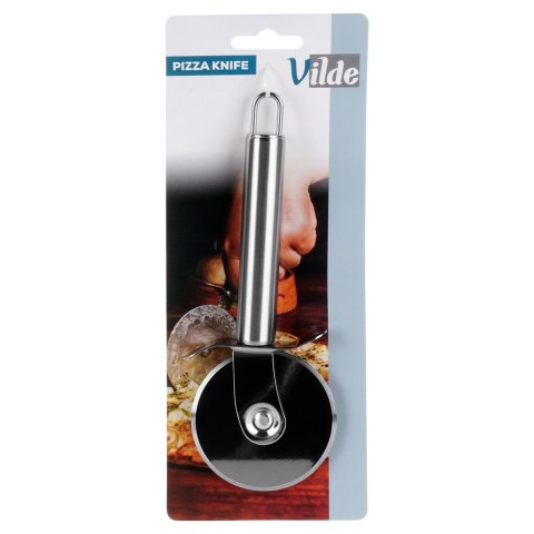 Nóż do krojenia pizzy stalowy pojedynczy 19cm radełko VILDE 259682