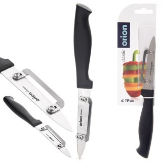 Nóż do obierania Obieraczka obierak do warzyw owoców pionowy stalowy 19cm ORION 831178
