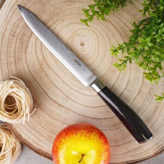 Nóż kuchenny stalowy pojedyńczy DAMASCUS 27cm ORION 831174