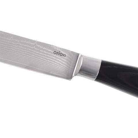 Nóż kuchenny stalowy pojedyńczy DAMASCUS 27cm ORION 831174