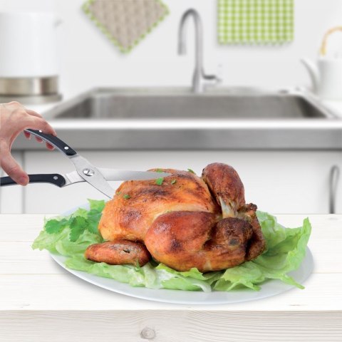 Nożyce do cięcia drobiu kurczaka mięsa kuchenne stalowe 24.5cm ORION 141417